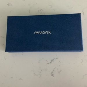 New in Box Swarovski Bling Black & Blue Pen Set